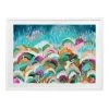 Urban Road Rainbow Hills Print White Frame