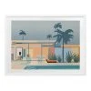 Urban Road Serenity Street Print White Frame