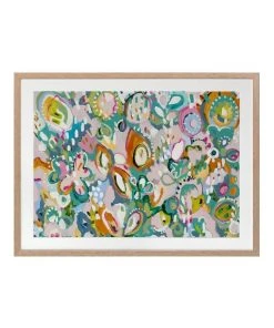 Urban Road Tutti Frutti Print Oak Frame
