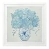 Urban Road Ginger Jar Hydrangea Print White Frame