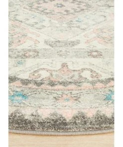 Rug Culture Avenue 704 Silver Round Rug -The Shine Nook Sales Store 838362430 5 720x928