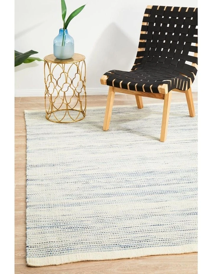 Rug Culture Skandinavian 310 Blue Rug 2 Rug Culture Skandinavian 310 Blue Rug - Image 2