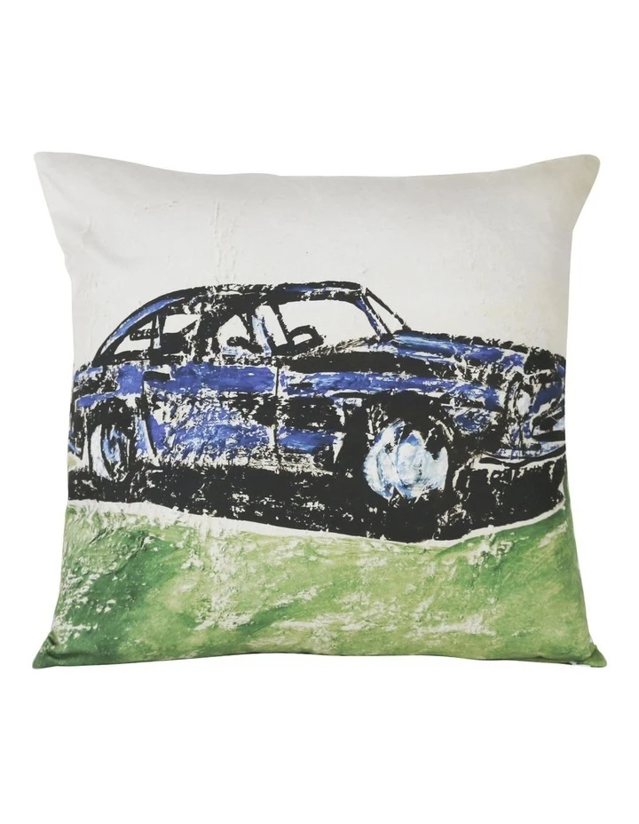 Bromley Vintage Car Cushion Blue 1 Bromley Vintage Car Cushion Blue