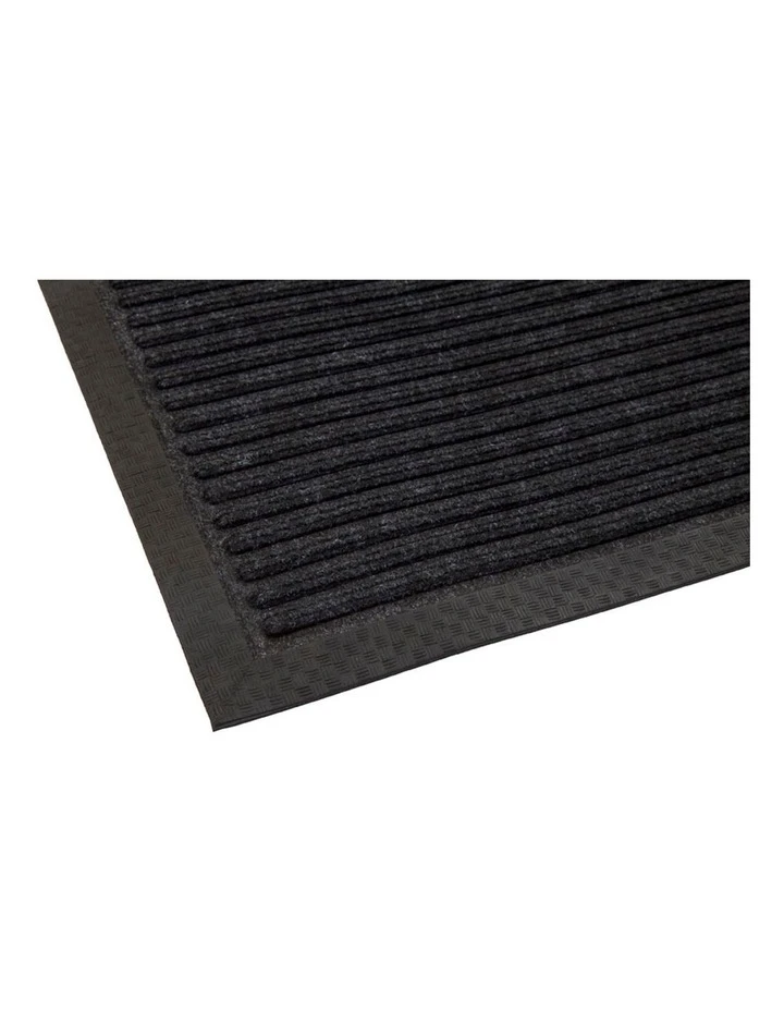 Fab Habitat Daro Charcoal Polypropylene Doormat 60x90cm 2 Fab Habitat Daro Charcoal Polypropylene Doormat 60x90cm - Image 2