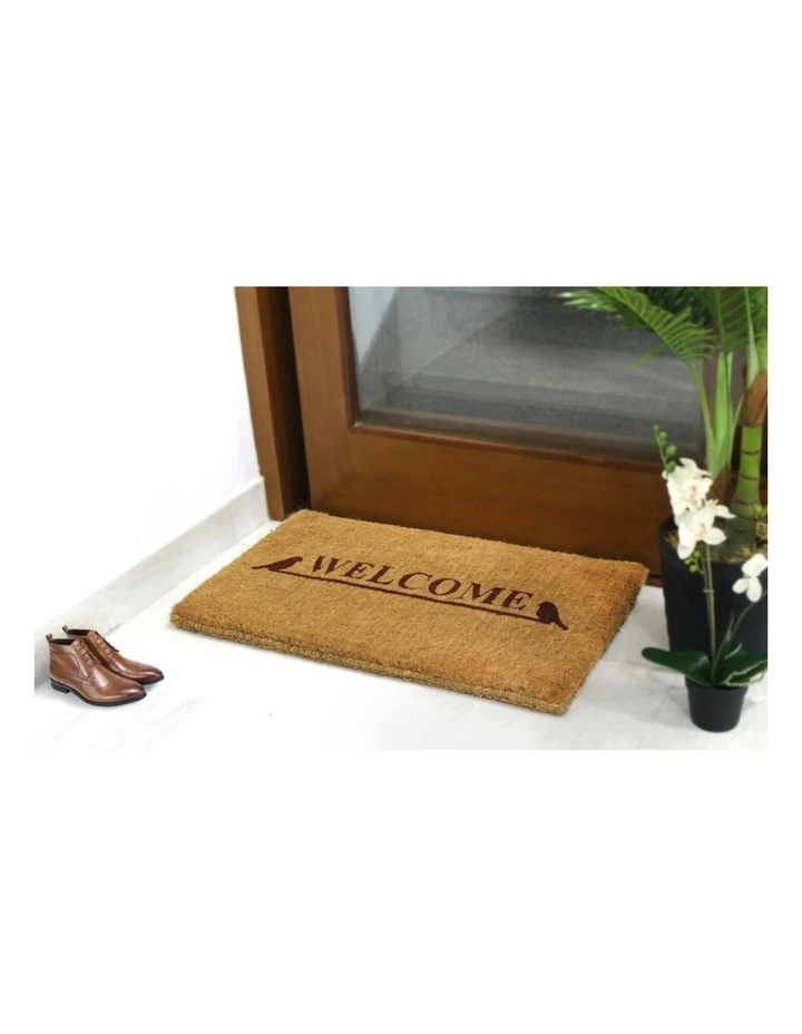Fab Habitat Welcome Coir Doormat 45x75 cm 2 Fab Habitat Welcome Coir Doormat 45x75 cm - Image 2