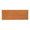 Fab Habitat Nubra Plain Natural PVC Backed Coir Door Mat 75x120 cm