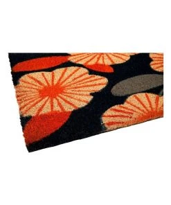 Fab Habitat Floral PVC Backed Coir Doormat 45x75 cm -The Shine Nook Sales Store 840966130 4 720x928