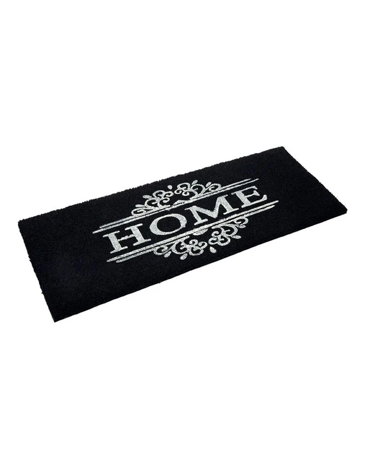 Fab Habitat Home Dark Grey PVC Backed Coir Doormat 60x90 cm 2 Fab Habitat Home Dark Grey PVC Backed Coir Doormat 60x90 cm - Image 2