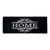 Fab Habitat Home Dark Grey PVC Backed Coir Doormat 75x120 cm