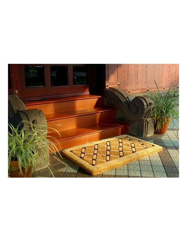 Fab Habitat 45x120cm Mahi Thick Coir Doormat 5 Fab Habitat 45x120cm Mahi Thick Coir Doormat - Image 5