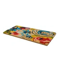 Fab Habitat Watercolour Coir Doormat 45x75 cm -The Shine Nook Sales Store 840967480 3 720x928