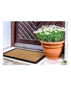 Fab Habitat Four Corners Coir Doormat 45x75 cm