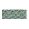 Fab Habitat Kimberley Blue PVC Backed Coir Doormat 60x90 cm