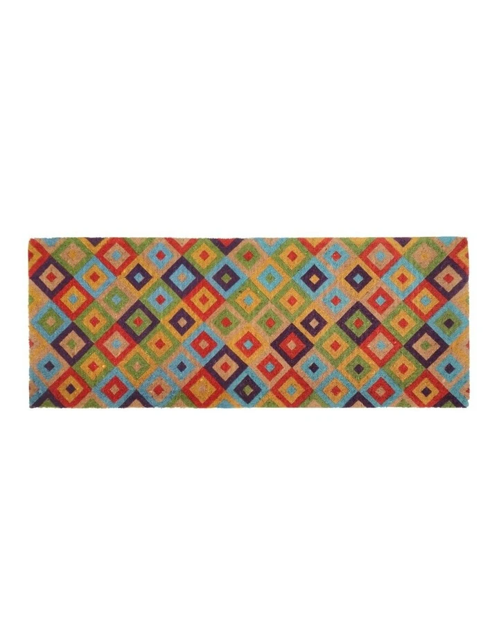 Fab Habitat Saman Multicolor Coir Doormat 45x75 cm 1 Fab Habitat Saman Multicolor Coir Doormat 45x75 cm