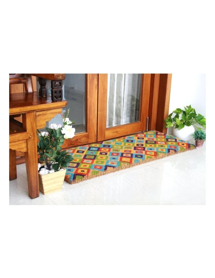 Fab Habitat Saman Multicolor Coir Doormat 45x75 cm 2 Fab Habitat Saman Multicolor Coir Doormat 45x75 cm - Image 2
