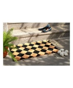 Fab Habitat Diamond PVC Backed Coir Doormat 45x120 cm -The Shine Nook Sales Store 840969010 4 720x928