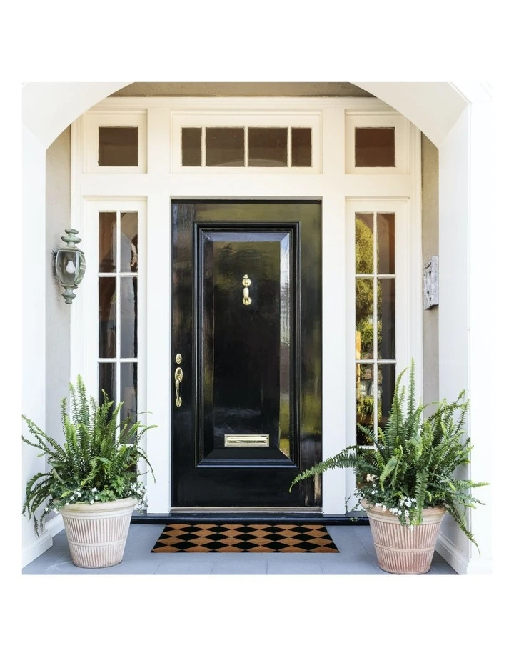 Fab Habitat Diamond PVC Backed Coir Doormat 45x75 cm 7 Fab Habitat Diamond PVC Backed Coir Doormat 45x75 cm - Image 7