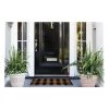 Fab Habitat Diamond PVC Backed Coir Doormat 60x90 cm