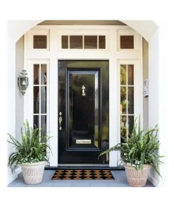 Fab Habitat Diamond PVC Backed Coir Doormat 60x90 cm -The Shine Nook Sales Store 840969550 7 720x928