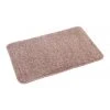 Fab Habitat Non slip mat Polycot Beige 50x80cms