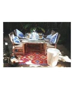 Fab Habitat 120x179cm Lhasa Orange & Violet Recycled Plastic Outdoor Rug and Mat -The Shine Nook Sales Store 840976660 4 720x928