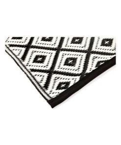 Fab Habitat 180x270cm Kimberley Black and White Recycled Plastic Outdoor Rug and Mat 9 Fab Habitat 180x270cm Kimberley Black and White Recycled Plastic Outdoor Rug and Mat -The Shine Nook Sales Store 840979360 4 720x928