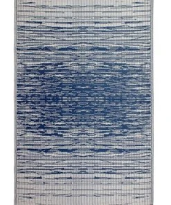 Fab Habitat 120x179cm Brooklyn Navy Recycled Plastic Outdoor Rug and Mat