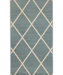 Fab Habitat 80x150cm Oudoor Rug Geometric Modern Floor Rug Tucson Aqua -The Shine Nook Sales Store 840981250 6 720x928