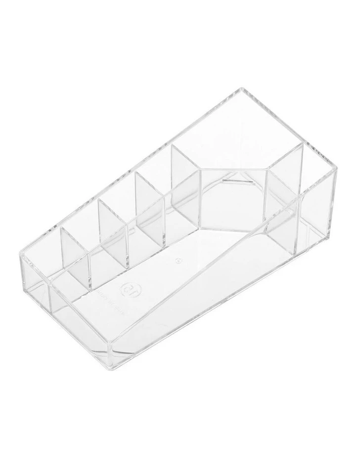 Box Sweden Crystal 7 Section Micro Station Makeup/Cosmetics Home Organiser Clear 1 Box Sweden Crystal 7 Section Micro Station Makeup/Cosmetics Home Organiser Clear