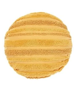 Linen House Carter Cushion in Dandelion Yellow