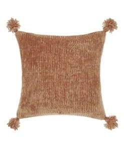 Linen House Hara Cushion Brandy