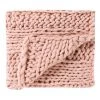 Linen House Lana Throw Rose Quartz