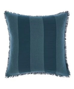 Linen House Shrimpton Cushion 45x45cm in Slate Grey