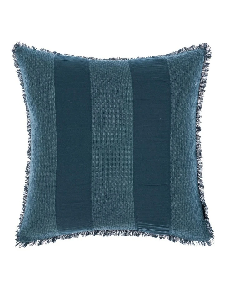 Linen House Shrimpton Cushion 45x45cm in Slate Grey 1 Linen House Shrimpton Cushion 45x45cm in Slate Grey