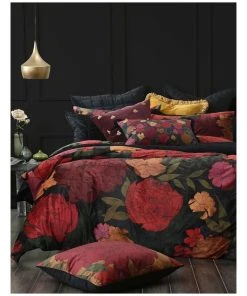 M.M Linen Buzz Cushion 30x50cm in Port