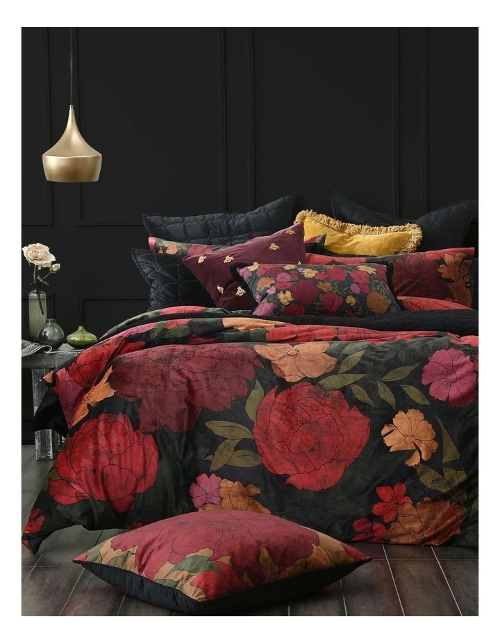 M.M Linen Buzz Cushion 30x50cm in Port 1 M.M Linen Buzz Cushion 30x50cm in Port