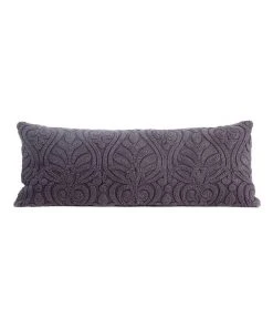 M.M Linen Malta Cushion 35x90 in Plum