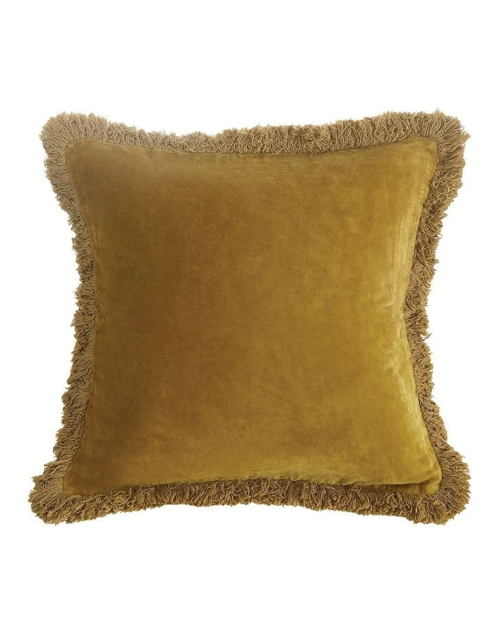 M.M Linen Sabel Cushion 50x50cm in Mustard 1 M.M Linen Sabel Cushion 50x50cm in Mustard