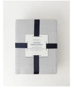 Heritage Textured Ribbed Blanket