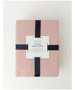 Heritage Textured Ribbed Blanket