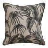 Madras Link Tahiti Black/Linen Cushion 55cm