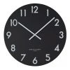 One Six Eight London JACKSON Black 60cm Silent Wall Clock