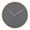 One Six Eight London Freya Charcoal 35Cm Silent Wall Clock