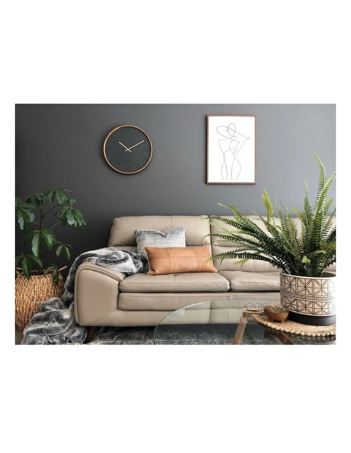 One Six Eight London Freya Charcoal 35Cm Silent Wall Clock 7 One Six Eight London Freya Charcoal 35Cm Silent Wall Clock - Image 7