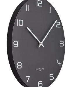 One Six Eight London Nero 60Cm Silent Wall Clock 6 One Six Eight London Nero 60Cm Silent Wall Clock -The Shine Nook Sales Store 847740250 3 720x928