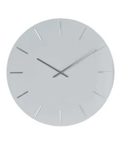 One Six Eight London Luca Light Grey 40Cm Silent Wall Clock