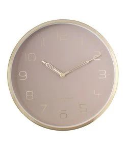 One Six Eight London Lily 30Cm Dusty Rose Silent Wall Clock