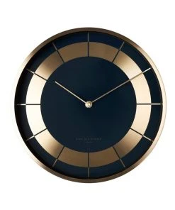 One Six Eight London Arlo 30Cm Navy Blue Silent Wall Clock