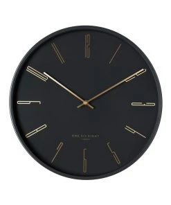 One Six Eight London Maya 30Cm Charcoal Grey Silent Wall Clock