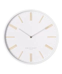 One Six Eight London Esme 40Cm White Silent Wall Clock